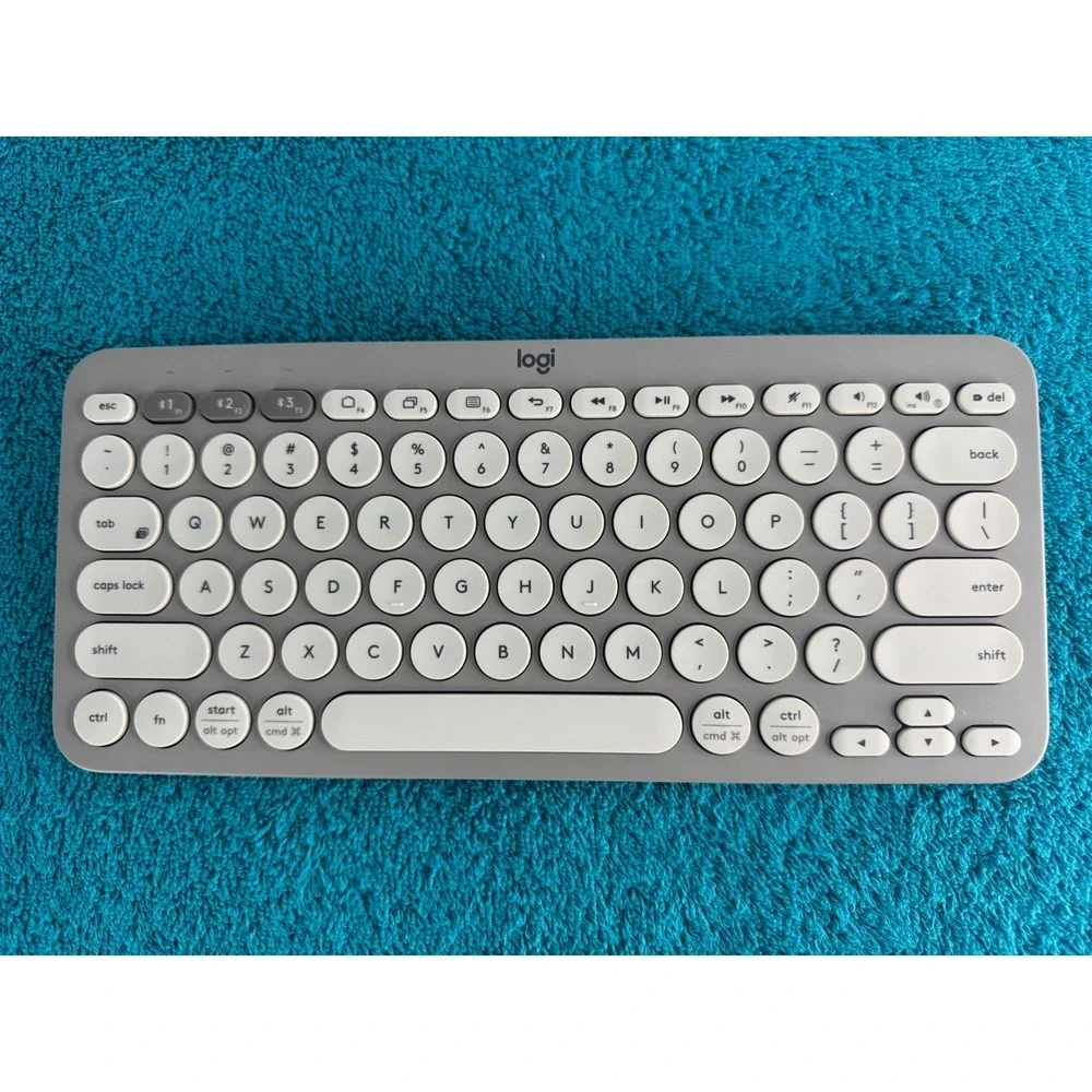 Logitech Wireless Keyboard Lot 5 Mixed Models Gray Black Standard Full Size